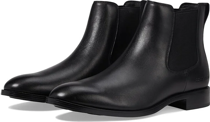 Cole Haan Hawthorne Chelsea Boot Men's Boots Black : 7.5 D - Medium, Leather
