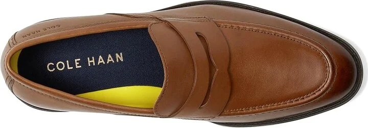 Cole Haan Hawthorne Penny Loafer Men's Shoes Habana : 10 D - Medium, Leather/Synthetic - Image 2