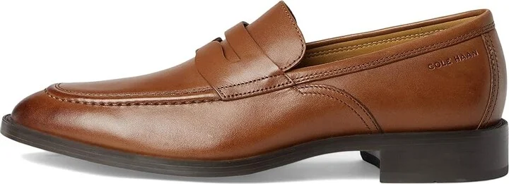 Cole Haan Hawthorne Penny Loafer Men's Shoes Habana : 10 D - Medium, Leather/Synthetic - Image 6
