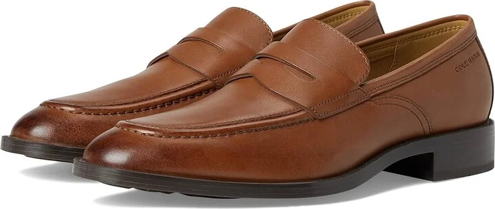 Cole Haan Hawthorne Penny Loafer Men's Shoes Habana : 10 D - Medium, Leather/Synthetic