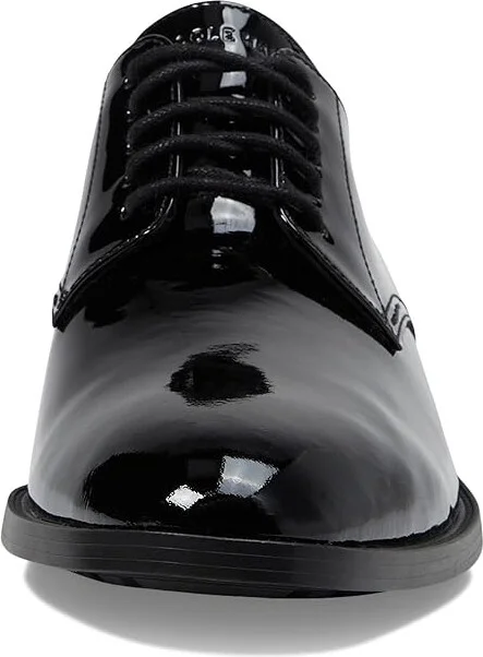Cole Haan Hawthorne Plain Oxford Men's Shoes Black Patent/Black : 7.5 D - Medium, Leather - Image 5