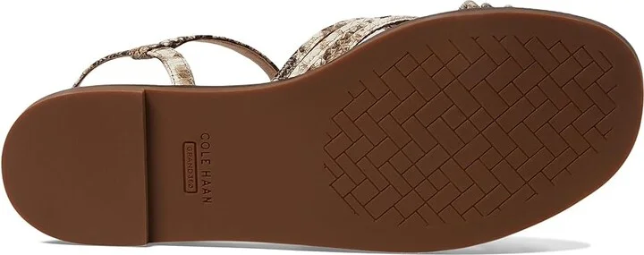 Cole Haan Jitney Knot Sandals Women's Sandals Sandollar Soho Snake Prnt Leather : 9.5 B - Medium - Image 3