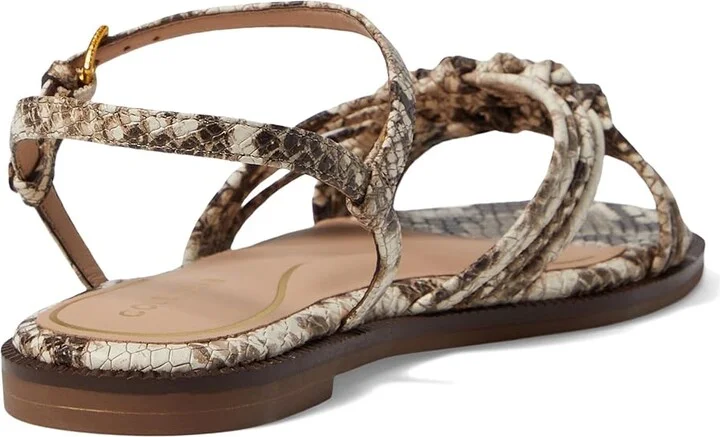 Cole Haan Jitney Knot Sandals Women's Sandals Sandollar Soho Snake Prnt Leather : 9.5 B - Medium - Image 4