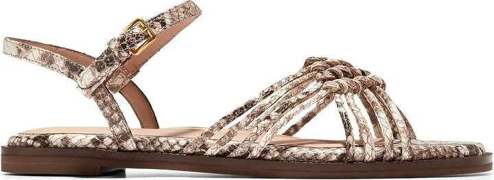 Cole Haan Jitney Knot Sandals Women's Sandals Sandollar Soho Snake Prnt Leather : 9.5 B - Medium - Image 7