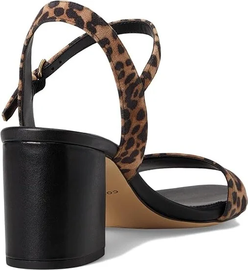 Cole Haan Josie Block Heel Sandals (65mm) Women's Sandals Leopard Print Suede : 10 B - Medium, Leather - Image 4