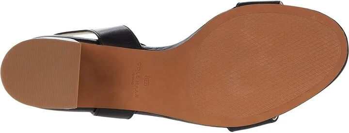 Cole Haan Josie Block Heel Sandals 65mm Women's Shoes Black Leather : 10 B - Medium - Image 4