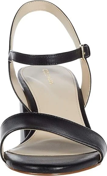 Cole Haan Josie Block Heel Sandals 65mm Women's Shoes Black Leather : 10 B - Medium - Image 6