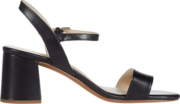 Cole Haan Josie Block Heel Sandals 65mm Women's Shoes Black Leather : 10 B - Medium - Image 8