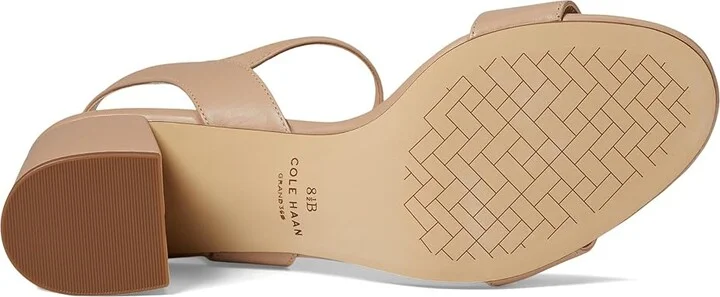 Cole Haan Josie Block Heel Sandals 65mm Women's Shoes Brush Leather : 7.5 B - Medium - Image 3