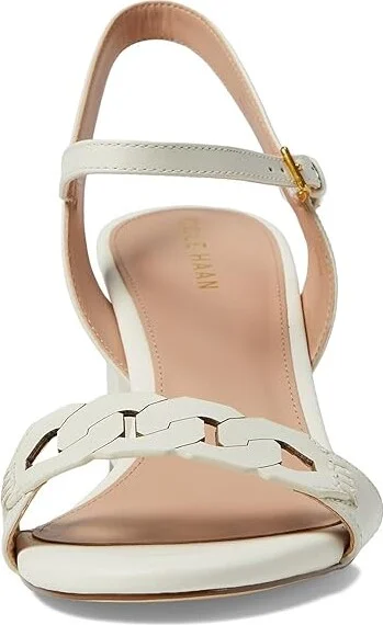 Cole Haan Josie Chain Sandals Women's Sandals Ivory Leather : 9.5 B - Medium - Image 2