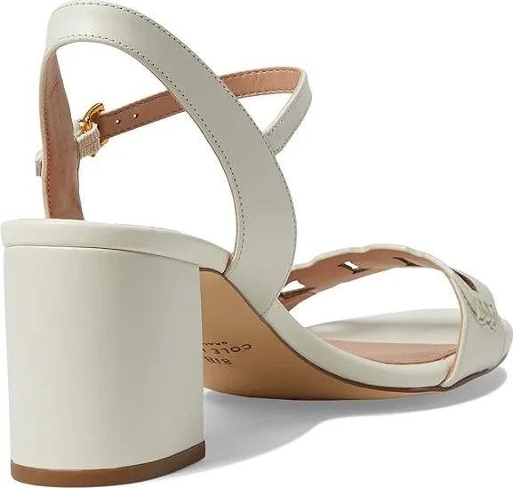 Cole Haan Josie Chain Sandals Women's Sandals Ivory Leather : 9.5 B - Medium - Image 4