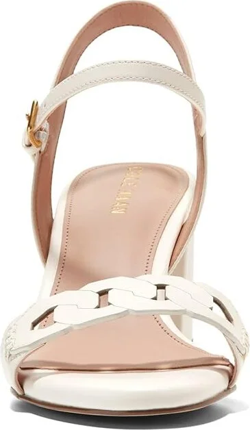 Cole Haan Josie Chain Sandals Women's Sandals Ivory Leather : 9.5 B - Medium - Image 5