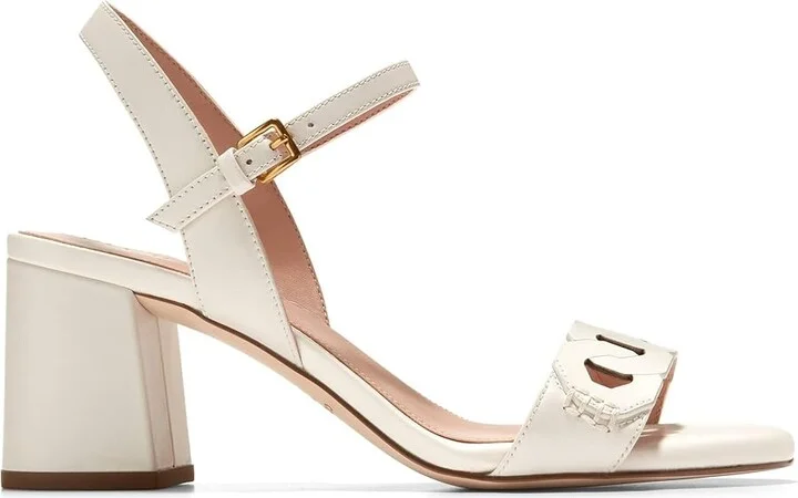 Cole Haan Josie Chain Sandals Women's Sandals Ivory Leather : 9.5 B - Medium - Image 7
