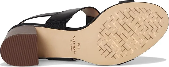 Cole Haan Josie T-Strap Sandals Women's Sandals Black Leather : 5 B - Medium - Image 3