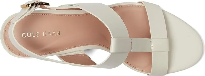 Cole Haan Josie T-Strap Sandals Women's Sandals Ivory Leather : 8.5 B - Medium - Image 2