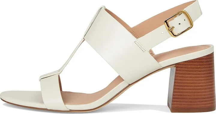 Cole Haan Josie T-Strap Sandals Women's Sandals Ivory Leather : 8.5 B - Medium - Image 6