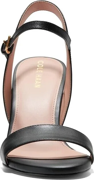 Cole Haan Josie Wedge Sandals Women's Sandals Black Leather : 6.5 B - Medium - Image 5