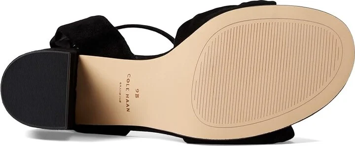 Cole Haan Kaycee Knotted Sandal Women's Shoes Black Eco Flora/Brushed Gold/Black Outsole : 11 B - Medium, Leather - Image 3
