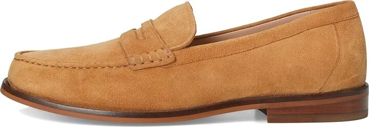 Cole Haan Lana Lux Penny Loafers Remastered Women's Flat Shoes Biscuit Suede : 9 B - Medium, Leather - Image 6