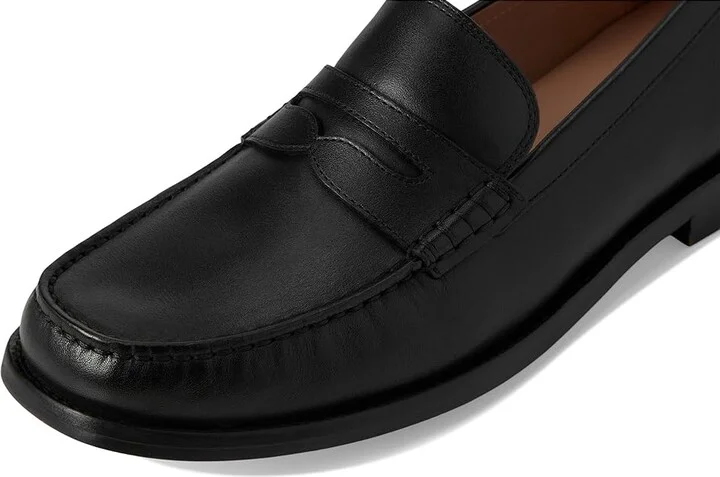 Cole Haan Lana Lux Penny Loafers Remastered Women's Flat Shoes Black Leather : 10 B - Medium - Image 7