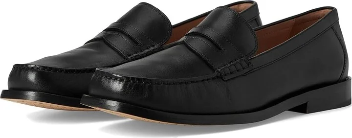 Cole Haan Lana Lux Penny Loafers Remastered Women's Flat Shoes Black Leather : 10 B - Medium