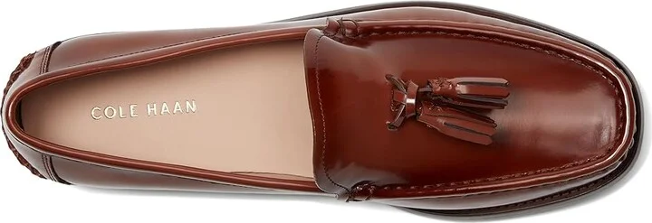 Cole Haan Lana Lux Tassel Loafers Women's Flat Shoes Dark Cuoio Box Leather : 6 B - Medium - Image 2