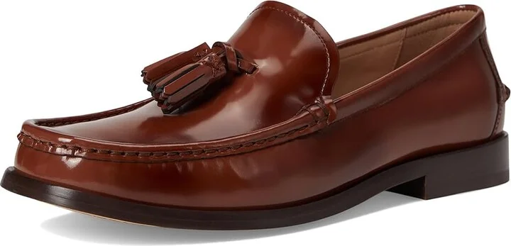 Cole Haan Lana Lux Tassel Loafers Women's Flat Shoes Dark Cuoio Box Leather : 6 B - Medium - Image 5