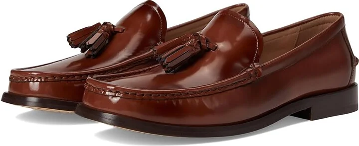 Cole Haan Lana Lux Tassel Loafers Women's Flat Shoes Dark Cuoio Box Leather : 6 B - Medium