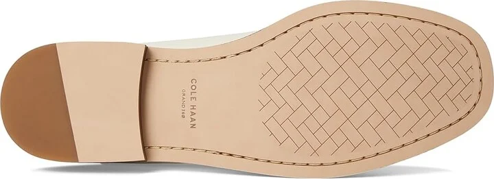 Cole Haan Lana Lux Tassel Loafers Women's Flat Shoes Ivory Box Leather : 8 B - Medium - Image 3