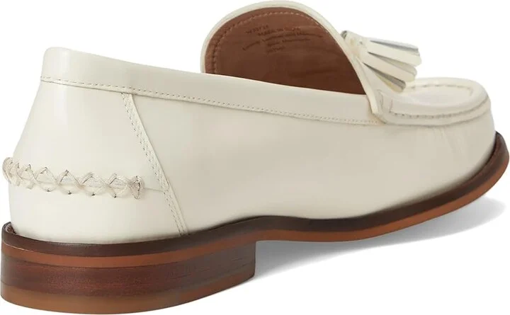 Cole Haan Lana Lux Tassel Loafers Women's Flat Shoes Ivory Box Leather : 8 B - Medium - Image 4