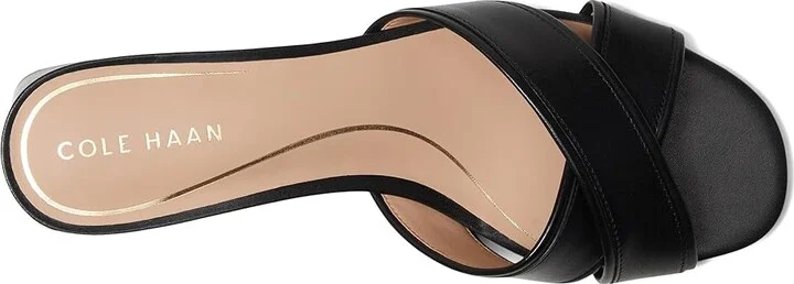Cole Haan Landon Sandals 40mm Women's Sandals Black Leather : 9.5 B - Medium, Leather/Rubber - Image 2