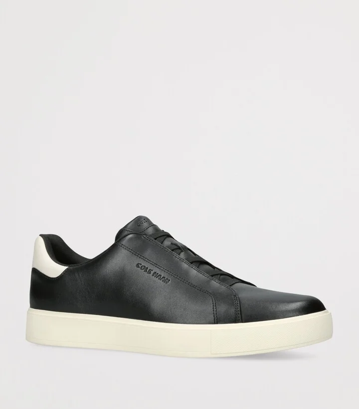 Cole Haan Leather GrandPrø Luxe Slip-On Sneakers - Image 3