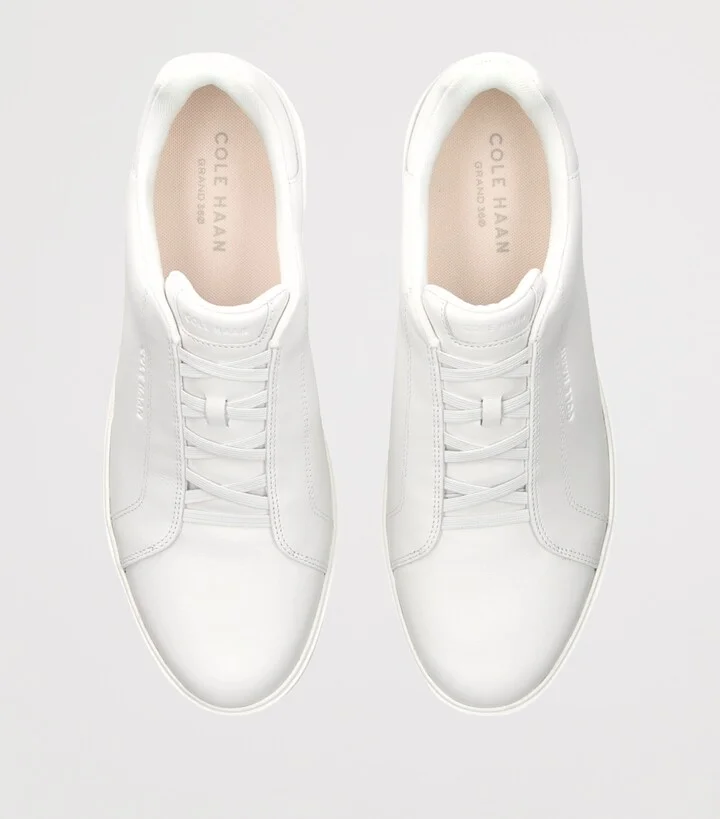 Cole Haan Leather GrandPrø Luxe Slip-On Sneakers - Image 4