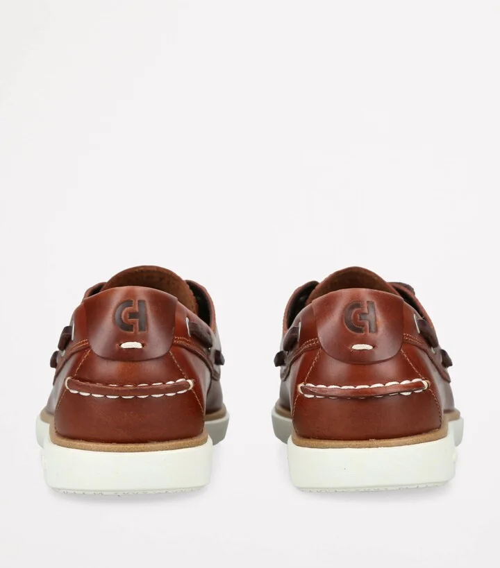 Cole Haan Leather GrandPrø Windward Boat Shoes - Image 2