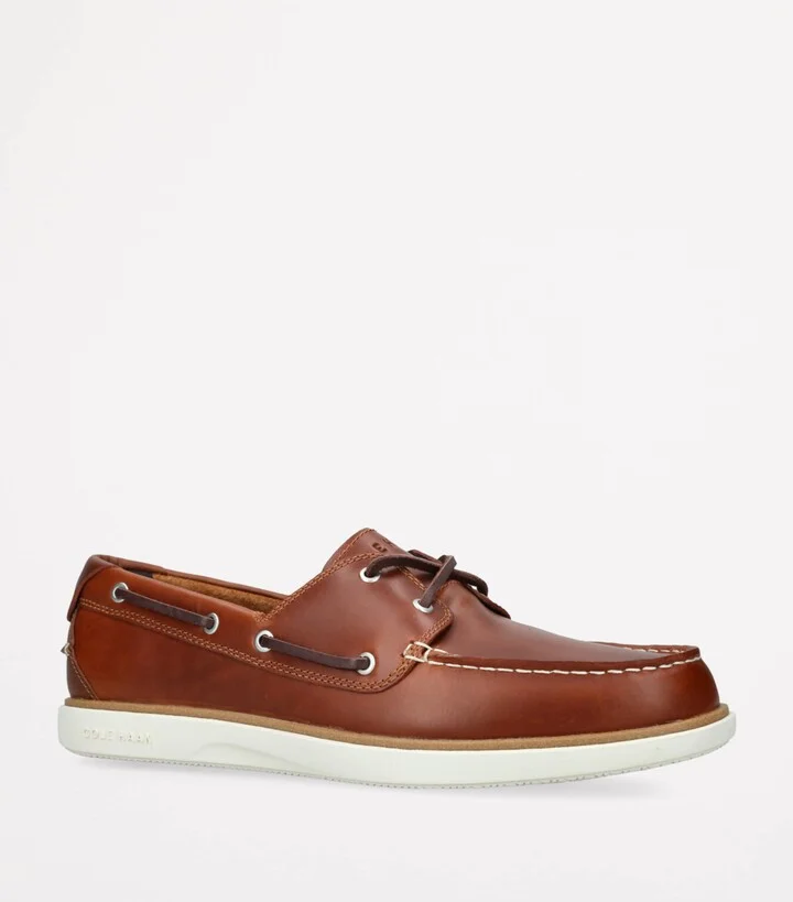Cole Haan Leather GrandPrø Windward Boat Shoes - Image 3