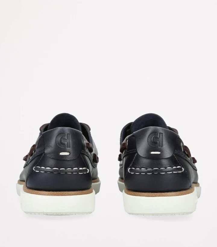 Cole Haan Leather GrandPrø Windward Boat Shoes - Image 2