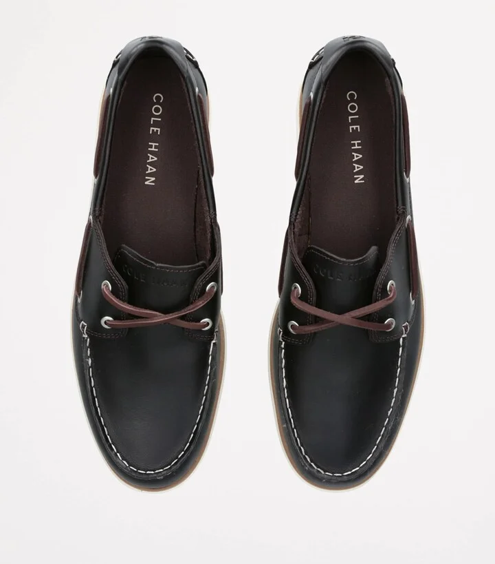 Cole Haan Leather GrandPrø Windward Boat Shoes - Image 4