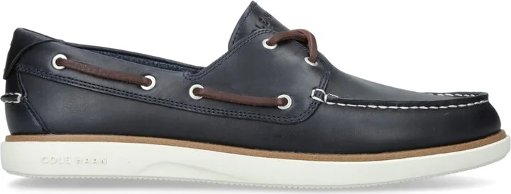 Cole Haan Leather GrandPrø Windward Boat Shoes