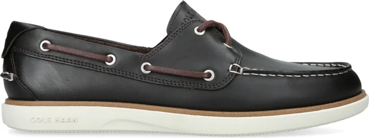 Cole Haan Leather GrandPrø Windward Boat Shoes