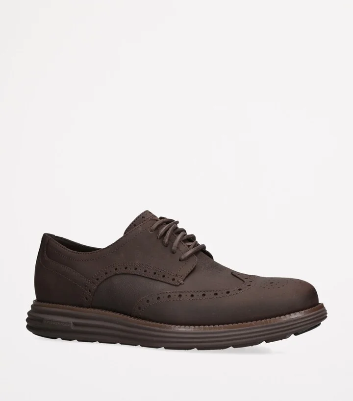 Cole Haan Leather ØriginalGrand Wingtip Oxford Shoes - Image 3