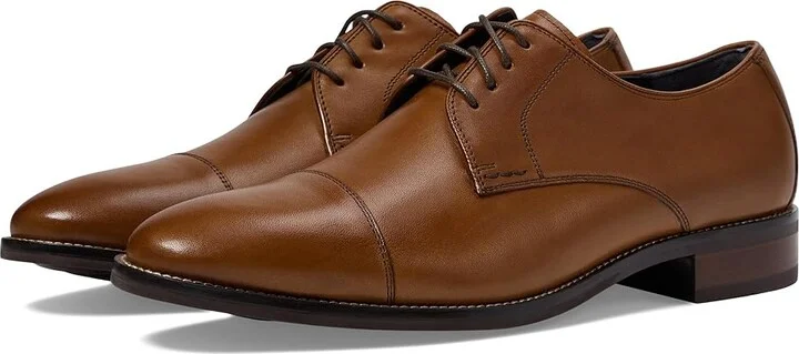 Cole Haan Lenox Hill Cap Ox Men's Lace up casual Shoes British Tan : 11.5 EE - Wide, Leather