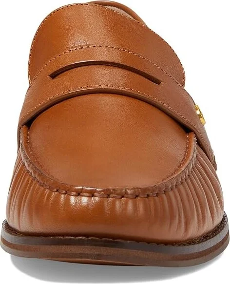 Cole Haan Lux Pinch Penny Loafers Women's Shoes Pecan Leather : 8 B - Medium - Image 5