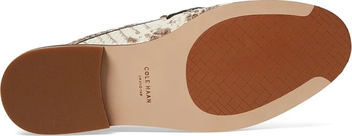 Cole Haan Lux Pinch Penny Mule Women's Flat Shoes Sandollar Print Soho Snake Leather : 7.5 B - Medium - Image 3