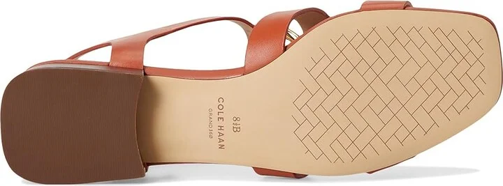 Cole Haan Lyanna Link Sandals Women's Sandals Auburn Leather : 6.5 B - Medium - Image 3
