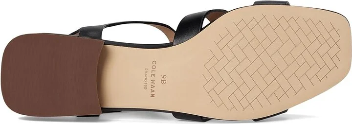 Cole Haan Lyanna Link Sandals Women's Sandals Black Leather : 9 B - Medium - Image 3