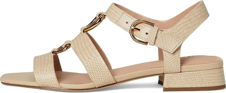 Cole Haan Lyanna Link Sandals Women's Sandals Oat Lizard Print Leather : 11 B - Medium - Image 6