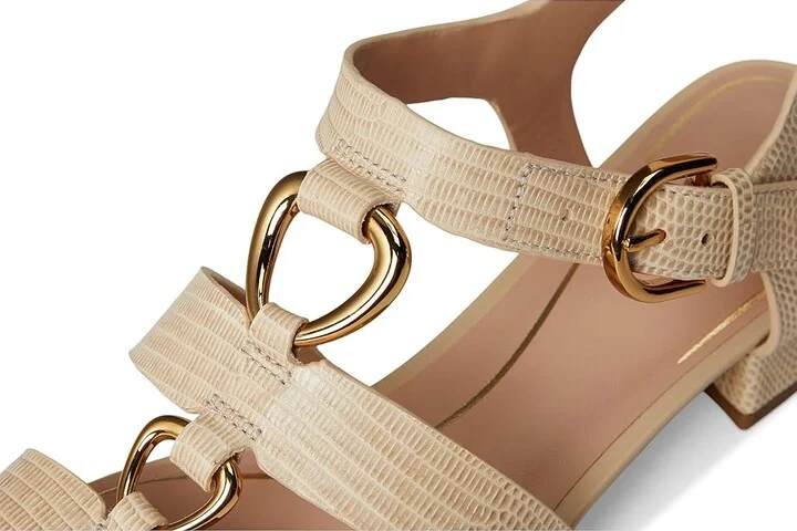 Cole Haan Lyanna Link Sandals Women's Sandals Oat Lizard Print Leather : 11 B - Medium - Image 7
