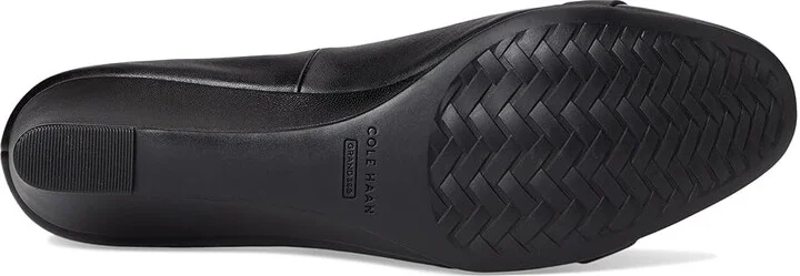 Cole Haan Malta Wedge 40 mm Women's Shoes Black Leather : 10 B - Medium - Image 3