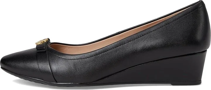 Cole Haan Malta Wedge 40 mm Women's Shoes Black Leather : 10 B - Medium - Image 6