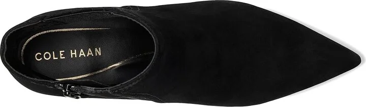 Cole Haan Marcy Chelsea Bootie Women's Boots Black Suede : 9.5 B - Medium, Leather - Image 2